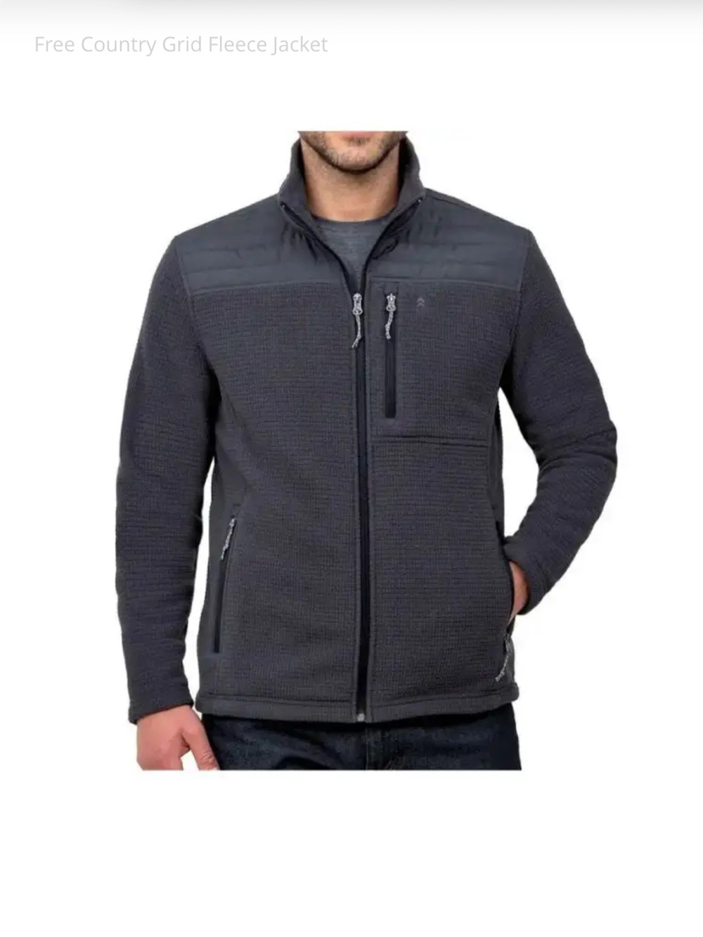 Men’s Free Country Grid Fleece Jacket